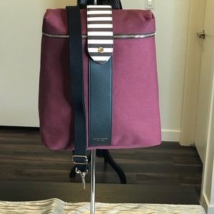 Henri Bendel EUC! Burgundy Black Friday Backpack, Crossbody or Shoulder …